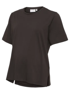 Normal geschnitten Rundhals Top