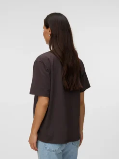 Normal geschnitten Rundhals Top