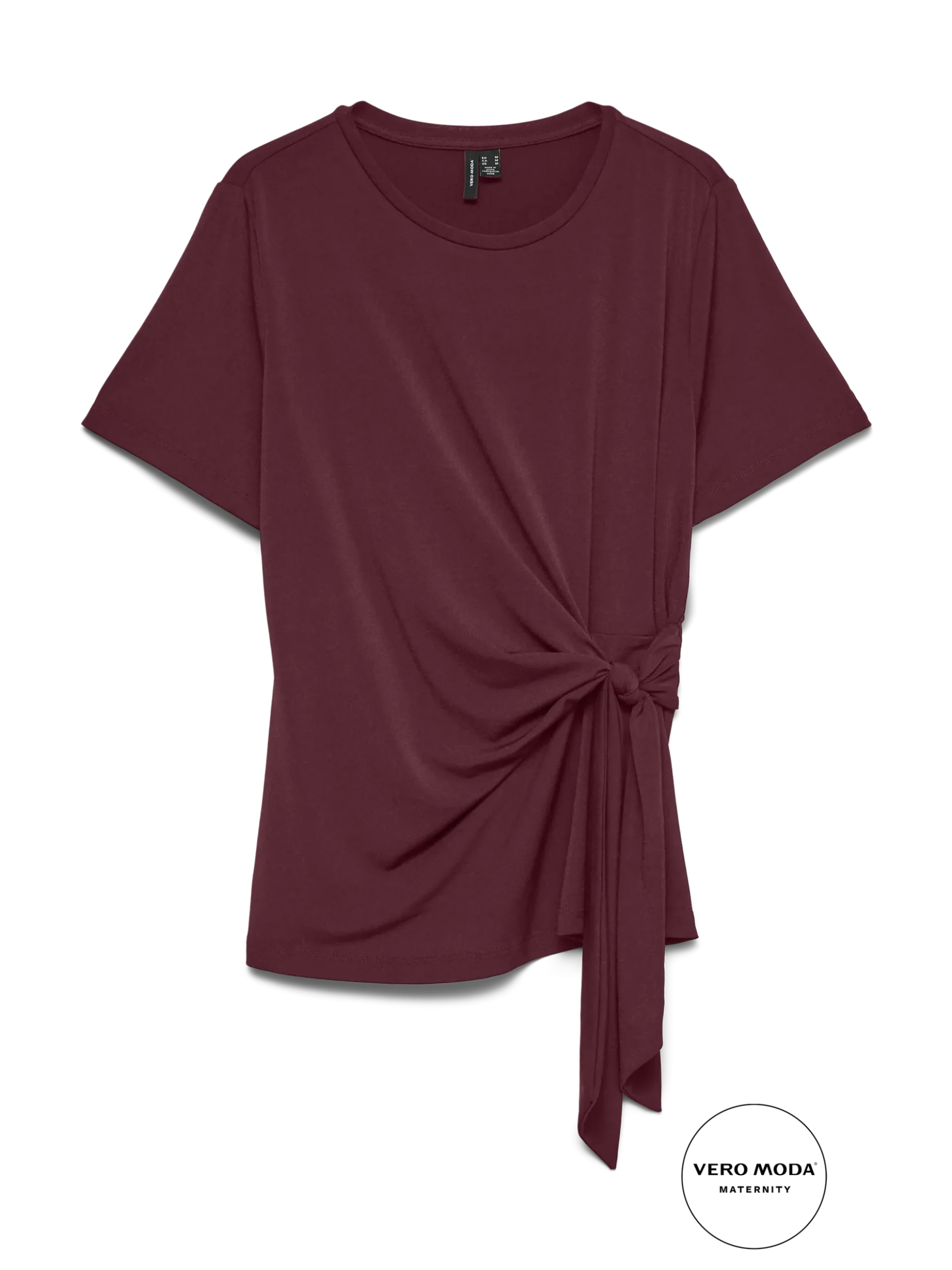 Normal geschnitten Rundhals Top
