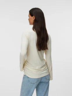 Normal geschnitten Rundhals Top