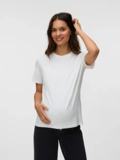 Normal geschnitten Rundhals T-Shirt