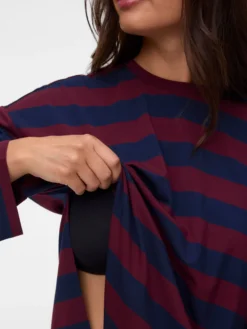 Normal geschnitten Rundhals Top