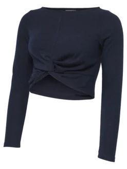 Normal geschnitten Rundhals Top