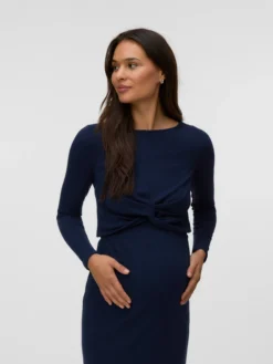 Normal geschnitten Rundhals Top