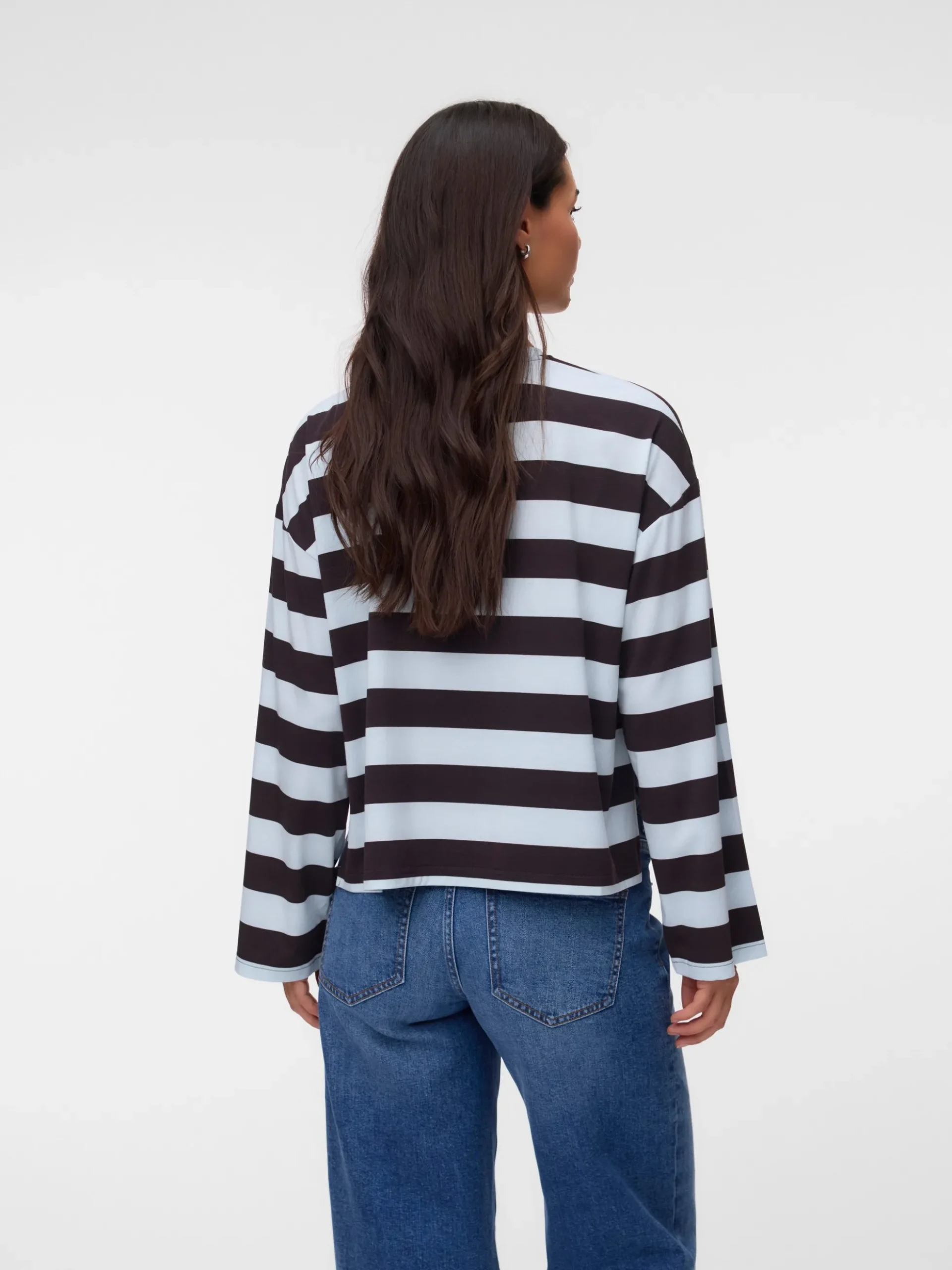 Normal geschnitten Rundhals Top