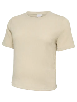 Normal geschnitten Rundhals Top