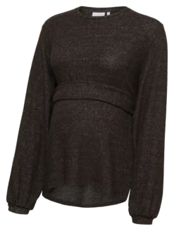 Normal geschnitten Rundhals Top