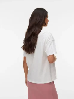 Normal geschnitten Rundhals T-Shirt