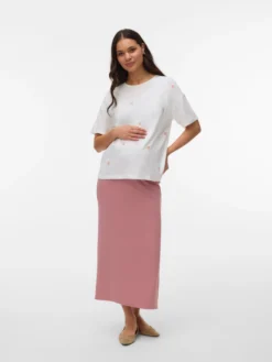 Normal geschnitten Rundhals T-Shirt