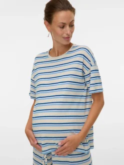 Normal geschnitten Rundhals T-Shirt