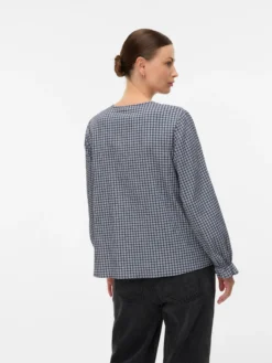 Normal geschnitten Rundhals Top