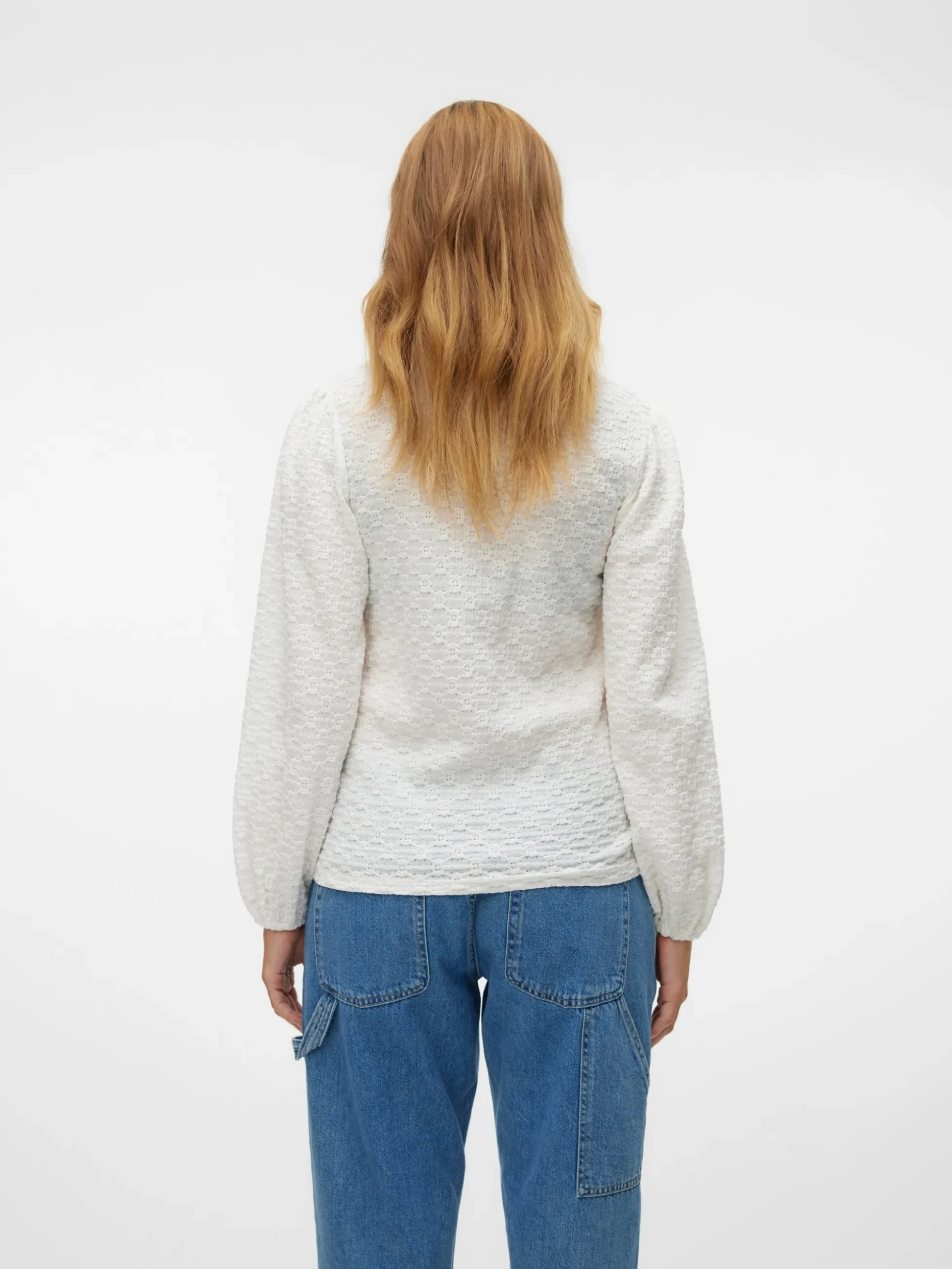 Normal geschnitten Rundhals Top