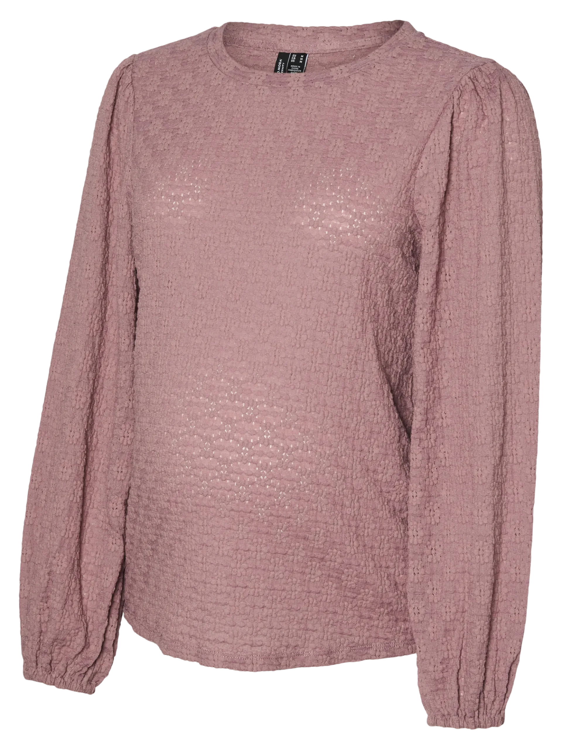 Normal geschnitten Rundhals Top