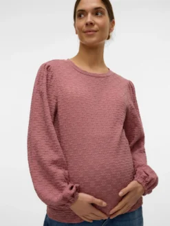 Normal geschnitten Rundhals Top
