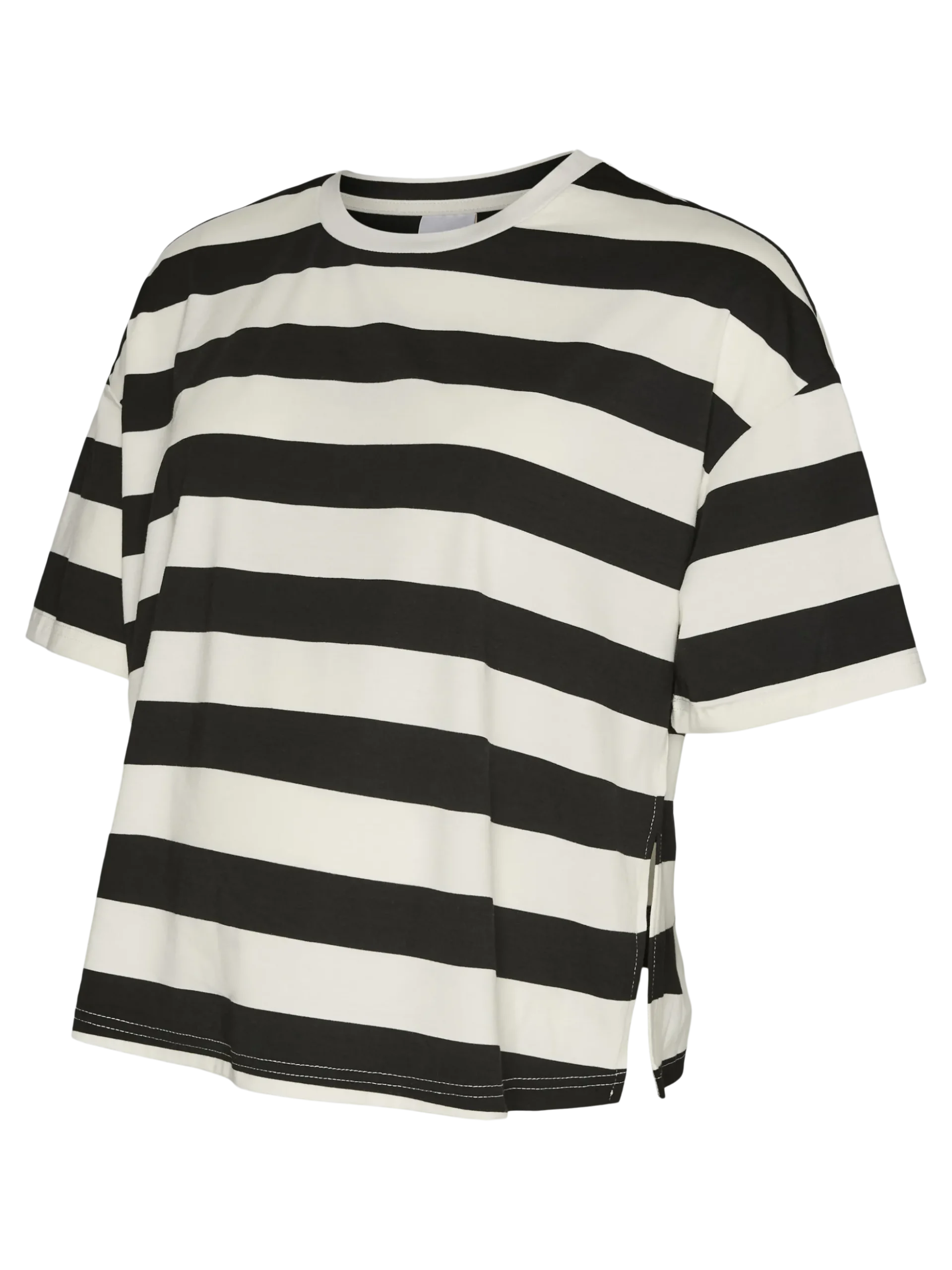 Normal geschnitten Rundhals Top