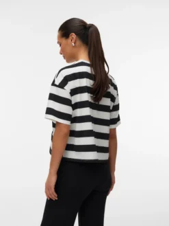 Normal geschnitten Rundhals Top