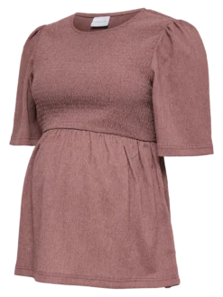 Normal geschnitten Rundhals Top