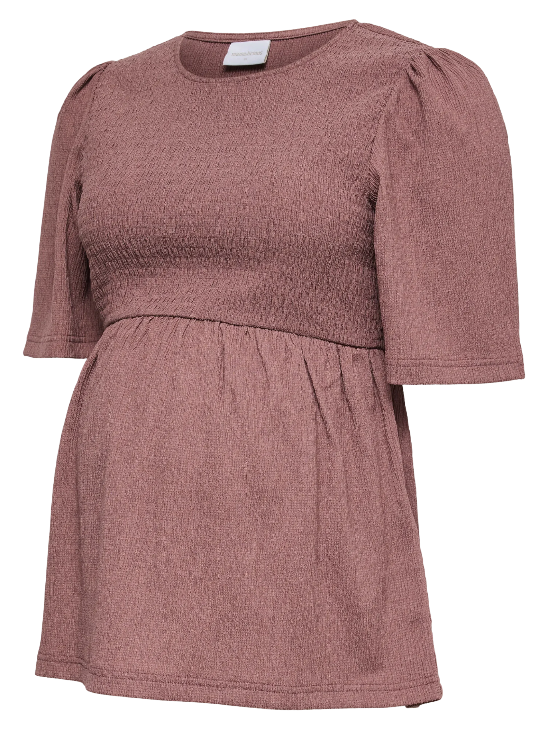 Normal geschnitten Rundhals Top