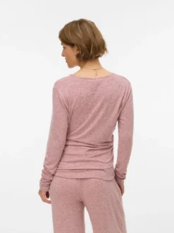 Normal geschnitten V-Ausschnitt Top