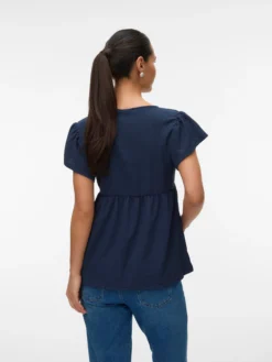 Normal geschnitten V-Ausschnitt Top
