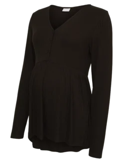 Normal geschnitten V-Ausschnitt Top