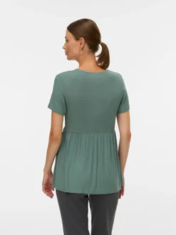 Normal geschnitten V-Ausschnitt Top