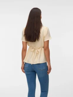 Normal geschnitten V-Ausschnitt Top