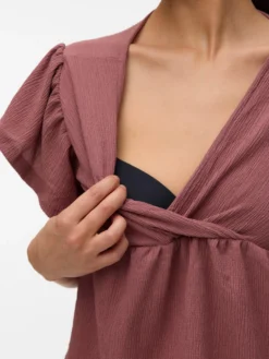 Normal geschnitten V-Ausschnitt Top