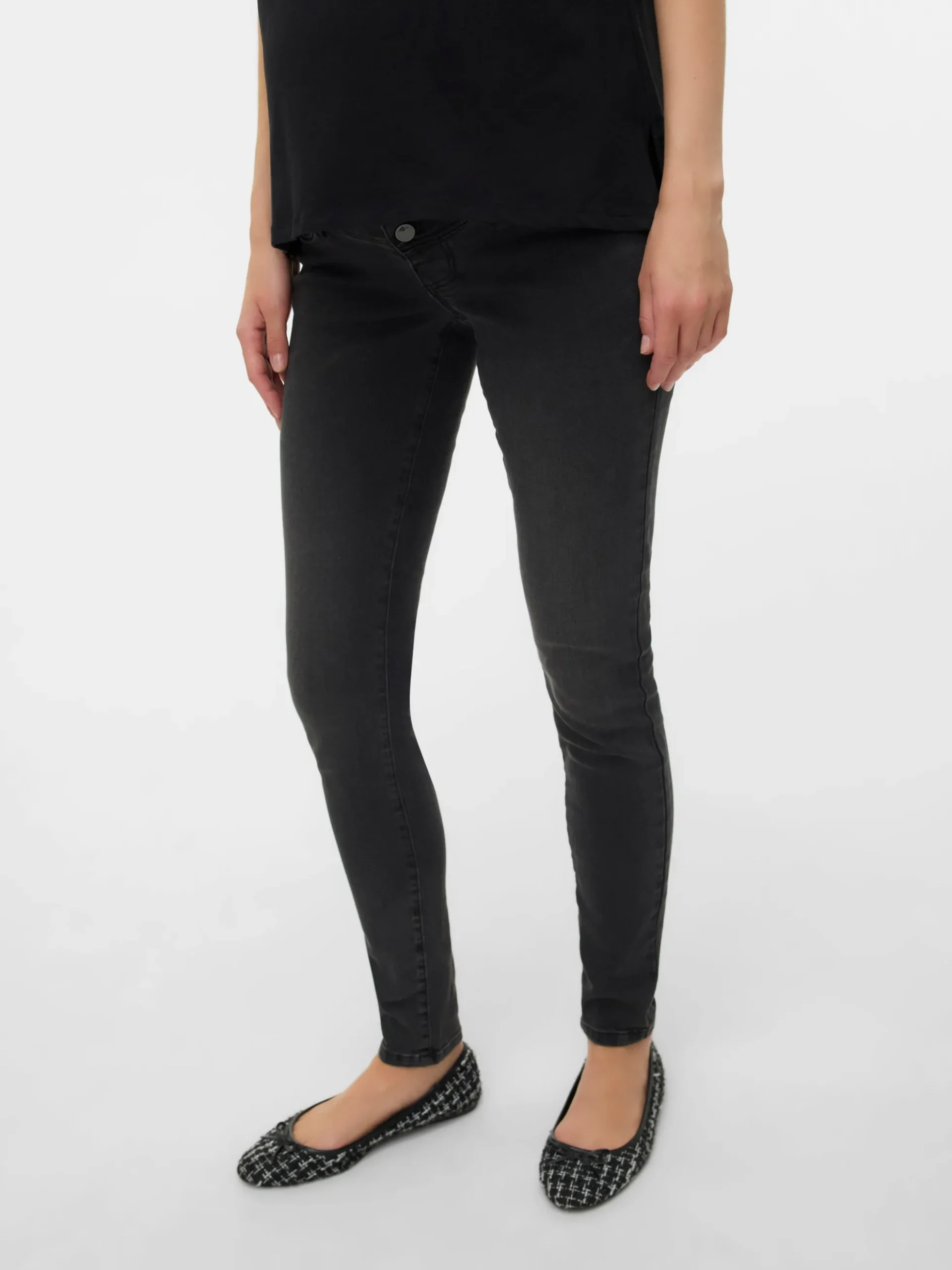 Slim Fit Mittlere Taille Jeans