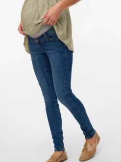 Slim Fit Niedrige Taille Jeans