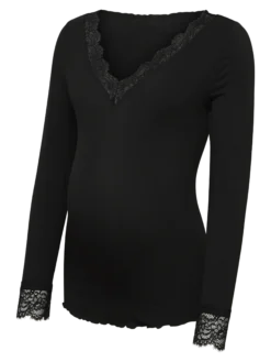 Slim Fit V-Ausschnitt Top
