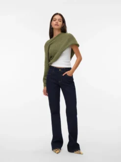 SNRANCY Mid Rise Ausgestellt Jeans