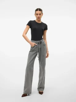 SNRANCY Mid Rise Locker geschnitten Jeans