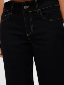 SNRANCY Mid Rise Weiter Beinschnitt Jeans