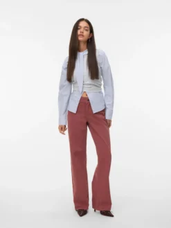 SNRANCY Mid Rise Weiter Beinschnitt Jeans