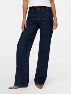 SNRANCY Mid Rise Weiter Beinschnitt Jeans