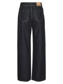 SNRANCY Mittlere Taille Weiter Beinschnitt Jeans