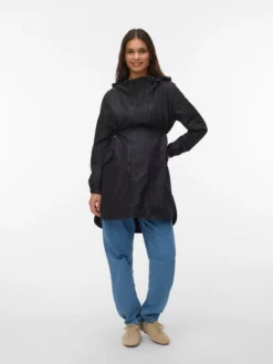 Stehkragen Elastische Bündchen Mantel