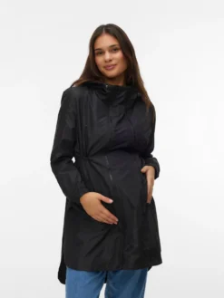Stehkragen Elastische Bündchen Mantel