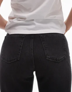 TOPSHOP Hohe Taille Gerade geschnitten Jeans