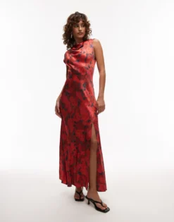 TOPSHOP Langes Kleid