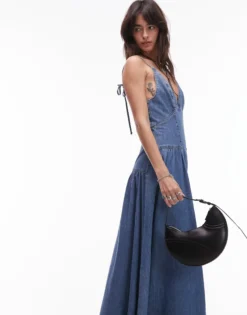 TOPSHOP Langes Kleid