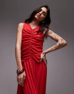 TOPSHOP Langes Kleid