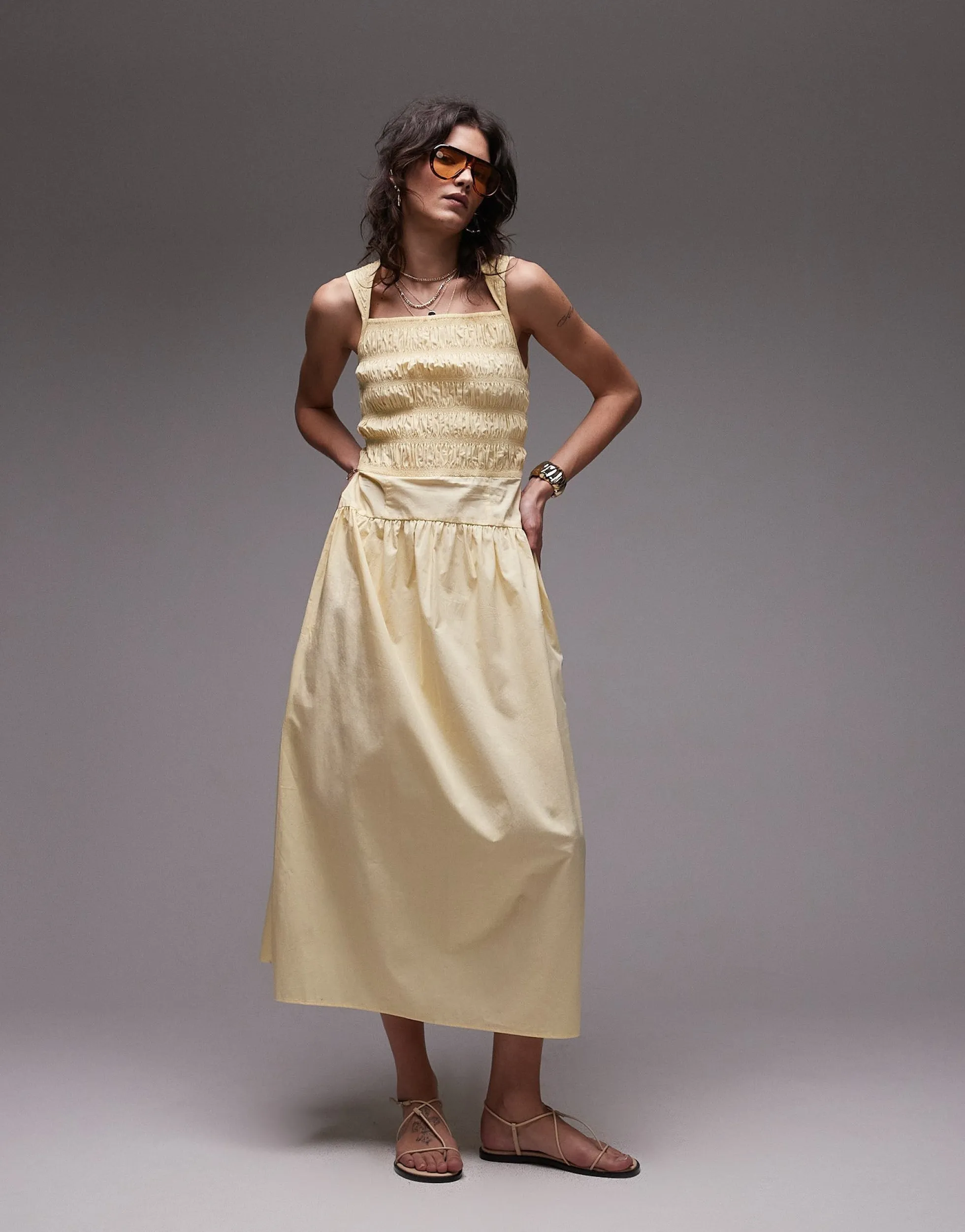 TOPSHOP Midikleid