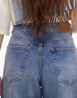 TOPSHOP Mid Rise Locker geschnitten Jeans