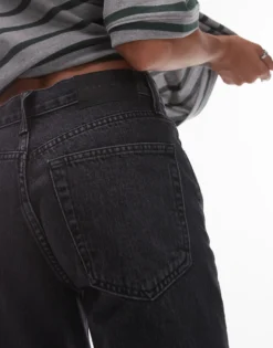 TOPSHOP Mittlere Taille Gerade geschnitten Jeans