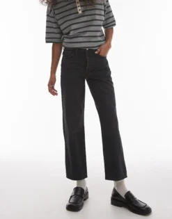 TOPSHOP Mittlere Taille Gerade geschnitten Jeans