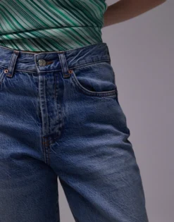 TOPSHOP Mittlere Taille Locker geschnitten Jeans