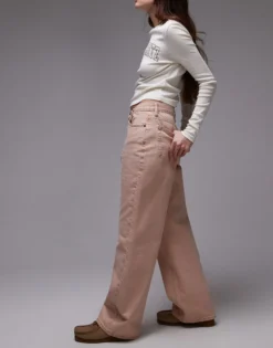 TOPSHOP Mittlere Taille Locker geschnitten Jeans