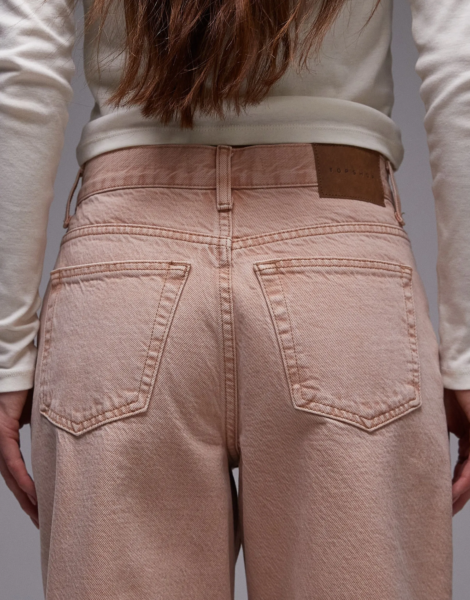 TOPSHOP Mittlere Taille Locker geschnitten Jeans